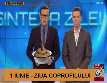 De 1 Iunie, la Antena 3 se sărbătorește Ziua Coprofilului