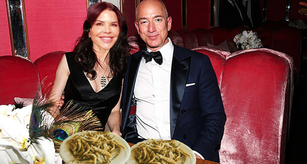 Jeff Bezos a căzut pe locul 2 în topul celor mai bogați oameni din lume după ce a luat două porții de hamsii la Mamaia!