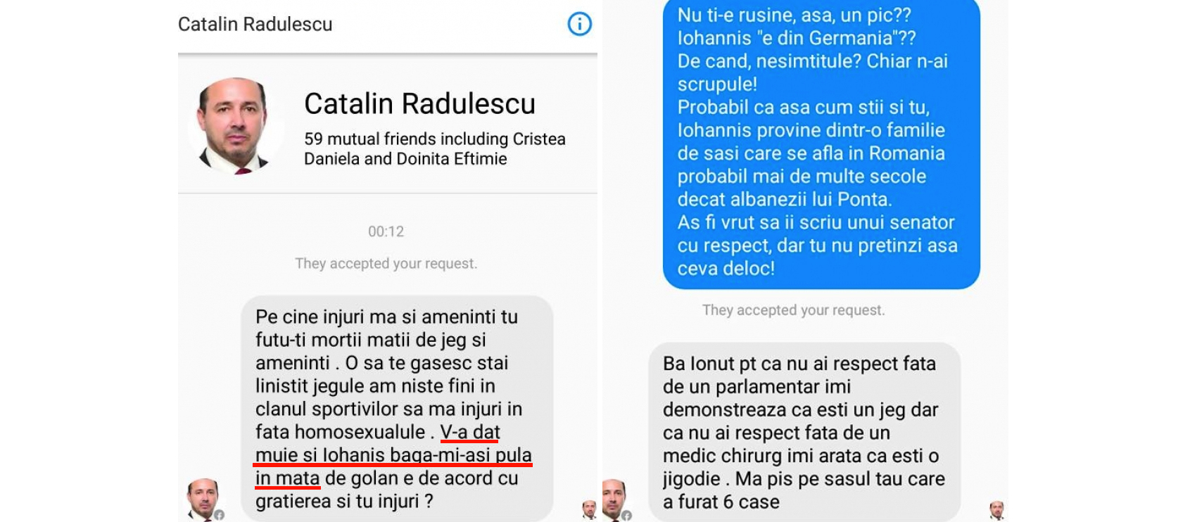 Cătălin Rădulescu, PSD, vă înjură pe internet. Mâine poate vă și mitraliază!