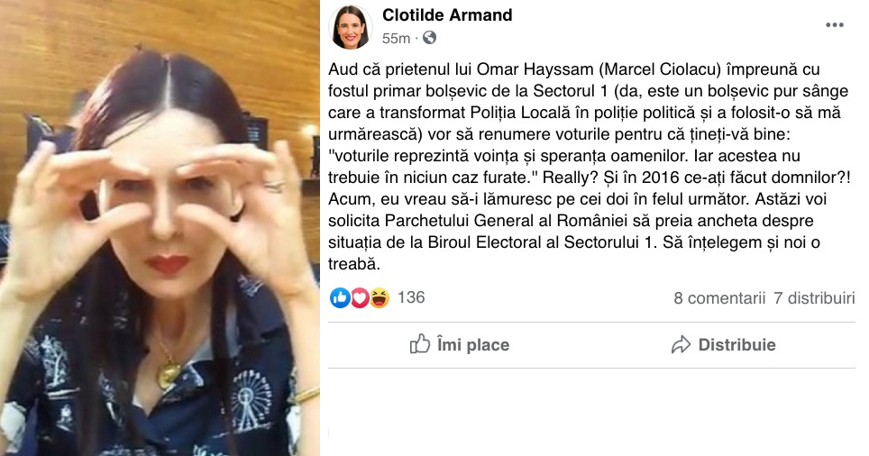 Clotilde Armand a sesizat Parchetul General pentru frauda de la Sectorul 1. Tudorache se va alege cu un mandat, dar nu de primar!