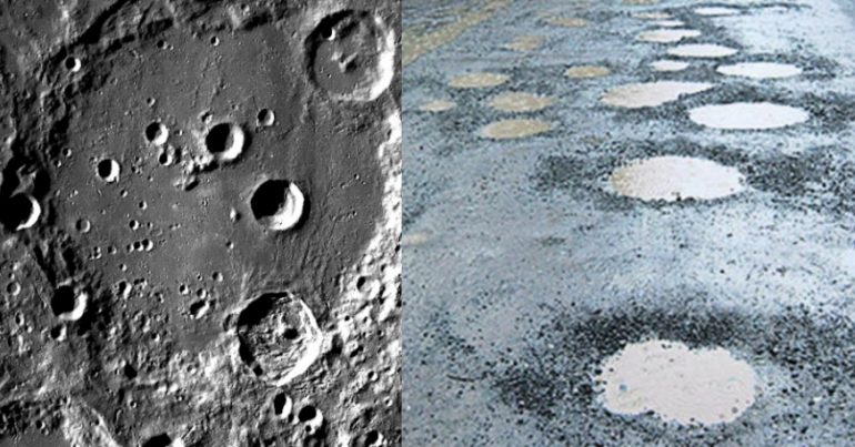 NASA: "Singura diferență dintre craterele de pe Lună și craterele din România este că cele de pe Lună nu sunt pline cu apă!"