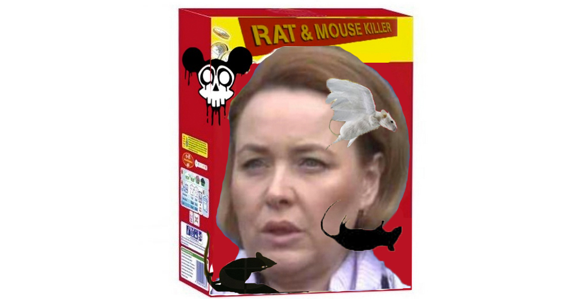 Distinsa duamnă Carmen Dan a devenit imaginea oficială a unei cunoscute mărci de otravă pentru șoareci!