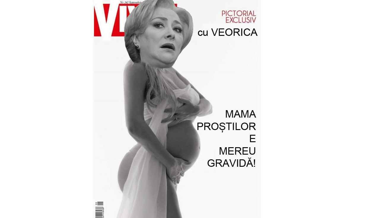 "Mama proștilor e mereu gravidă!" - pictorial de infarct cu Viorica în revista Viva!