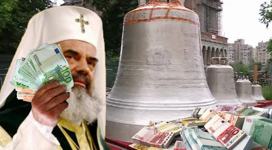 Ca să-i treacă depresia, Patriarhul Daniel și-a mai cumpărat clopote de 2 milioane de euro!