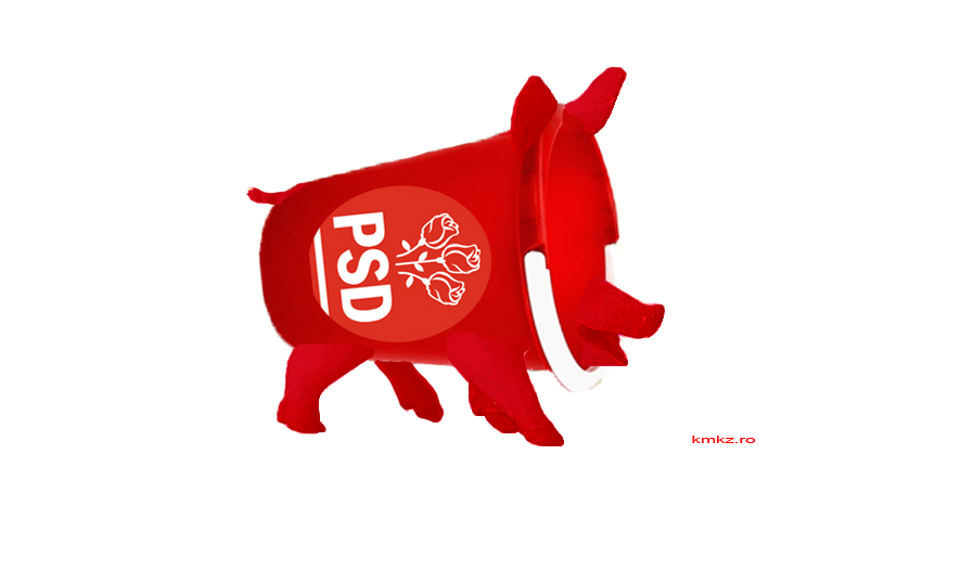 PSD a lansat găleata electorală în formă de porc!