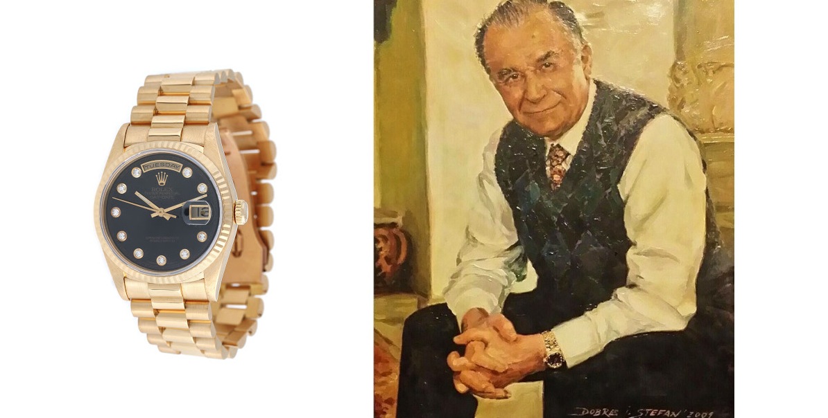 Cutra bolşevică Ion Iliescu a purtat un Rolex sărac şi cinstit, cu diamante, de 15.000 de euro capitalişti! (Video)