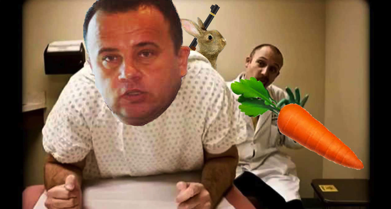 Liviu Pop, internat la urgență: doctorii i-au găsit în anus un morcov cu tot cu iepure și vânător!