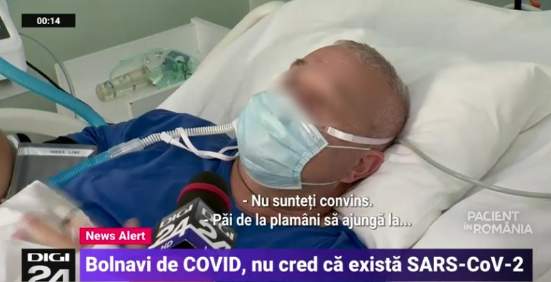 Prostia românească în acțiune: Un internat la terapie intensivă spune că nu există Covid! Există în schimb Sfânta Parascheva, dar i s-a interzis să trateze