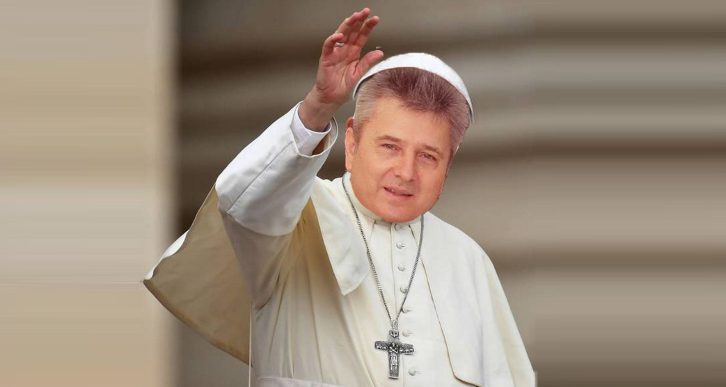 Pandele va candida și la funcția de Papă: Papandele!