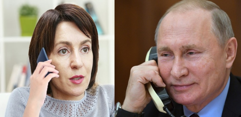 Putin a sunat-o pe Maia Sandu să o întrebe cu ce o poate servi: "Sunătoare sau muşețel?"