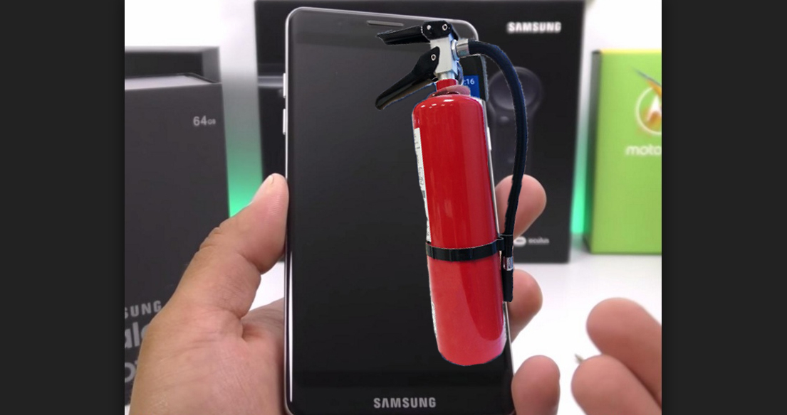 Au învățat din greșeli: Samsung Galaxy Note 8 va fi dotat cu extinctor!