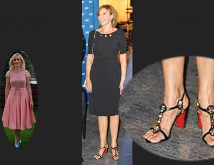 Critică de fashion despre sandalele lui Carmen Iohannis