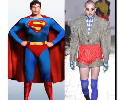 40 Year Challenge: chiloții de Superman rezită! Pantalonii de dedesubt nu