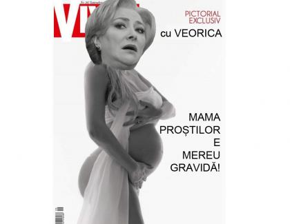 "Mama proștilor e mereu gravidă!" - pictorial de infarct cu Viorica în revista Viva!