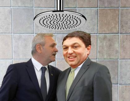 Scandalos! La Jilava au început să circule poze cu Șerban Nicolae și Liviu Dragnea când fac duș anal!