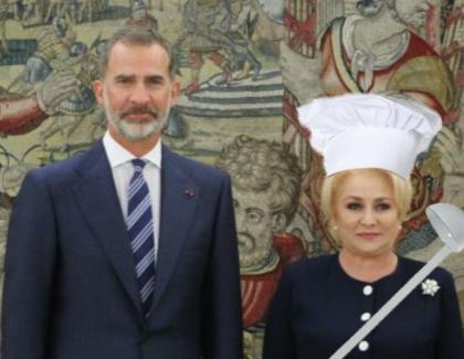 Vizita Vioricăi, încununată de succes: regele Spaniei i-a propus să rămână ca bucătăreasă!