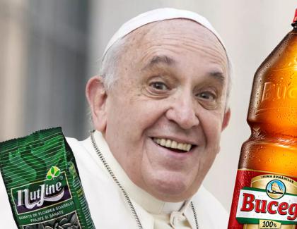 Șoc la Vatican: Viorica le-a trimis și un Bucegi la 2,5l, să aibă la semințe!