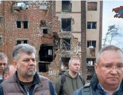 Panică la Kiev în timpul vizitei oficialilor români: un obiect zburător neidentificat a fost observat survolând zona
