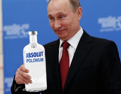 Putin lansează Absolut Polonium, singura băutură rusească care bate în popularitate vodca!
