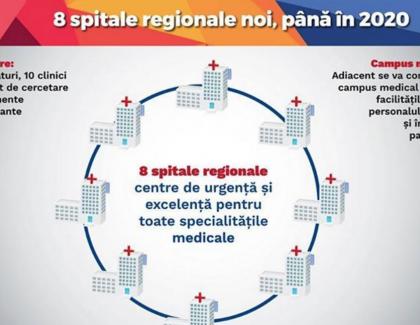 Niciun deces înregistrat în cele 8 spitale regionale făcute de PSD!