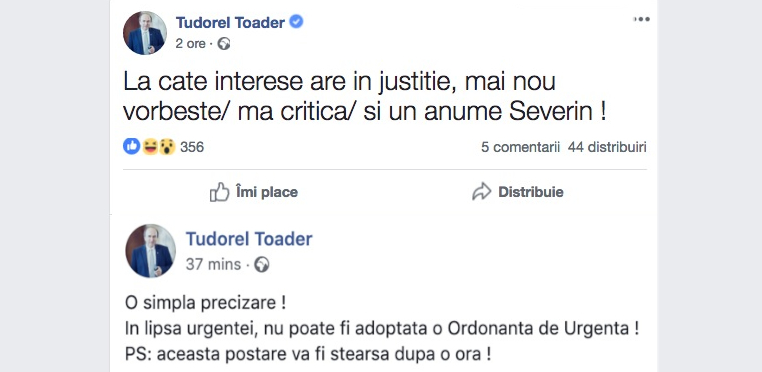 Tudorel a început să se certe pe Facebook cu penalii Dragnea și Severin. Sigur a dat o tură pe litoral!